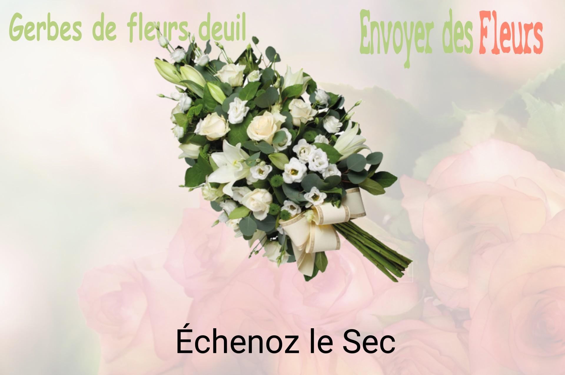 Gerbe de fleurs de deuil livrée à Échenoz-le-Sec